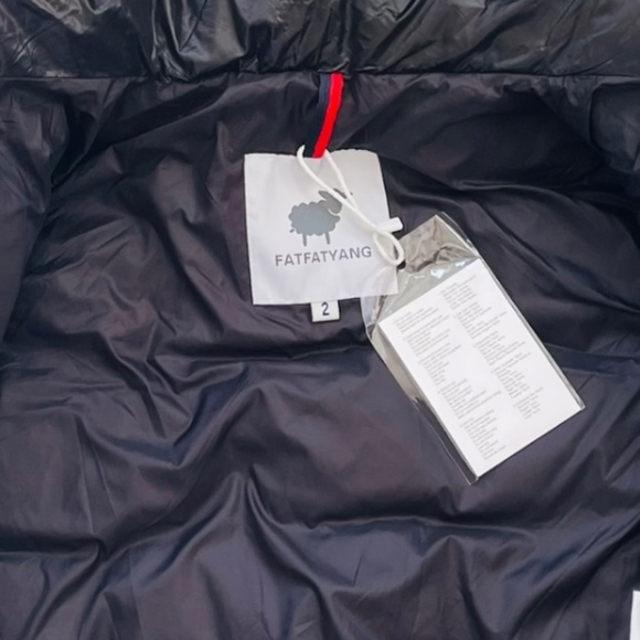 Down Parka Fur Feather Jacket Hooded Slim White duck Down Short Parkas Sz 2 - Picture 10 of 12